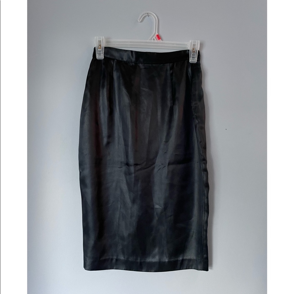 Vintage Satin Skirt (XS)